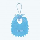 Baby Bib Tote Bag Blue-Pack of 6