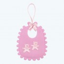 Baby Bib Tote Bag with Bear Pink- Pack of 6