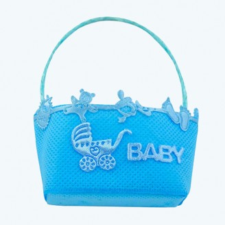 Baby Basket Light Blue-Pack of 6