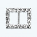 Square Rhinestone Buckle-Pack of 6