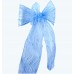 Organza Glitter Chair Sash Royal Blue-Pack of 6 Organza Glitter Chair Sash Royal Blue-Pack of 6