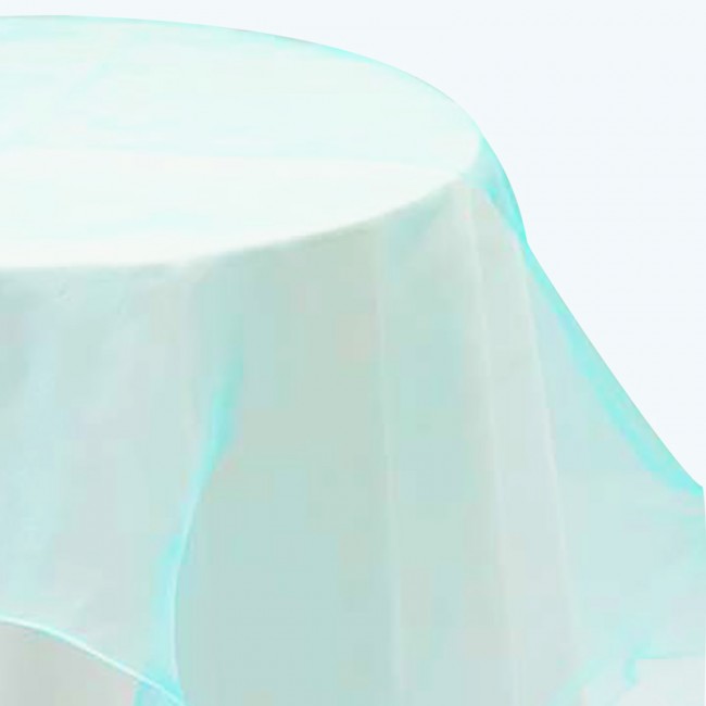 Organza Overlay Aqua-Pack of 1