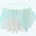 Organza Overlay Aqua-Pack of 1