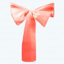 Satin Chair Sash Coral-Pack of 6 Satin Chair Sash Coral-Pack of 6