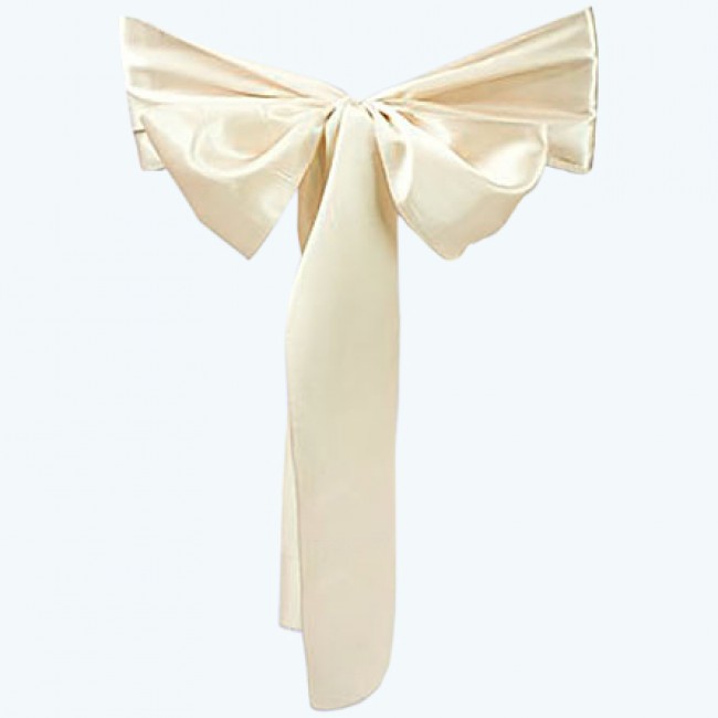 Satin Chair Sash Gold-Pack of 6