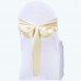Satin Chair Sash Gold-Pack of 6