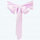 Satin Chair Sash Pink-Pack of 6 Satin Chair Sash Pink-Pack of 6