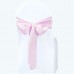 Satin Chair Sash Pink-Pack of 6 Satin Chair Sash Pink-Pack of 6