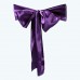 Satin Chair Sash Purple-Pack of 6 Satin Chair Sash Purple-Pack of 6