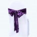 Satin Chair Sash Purple-Pack of 6 Satin Chair Sash Purple-Pack of 6