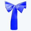 Satin Chair Sash Royal Blue-Pack of 6