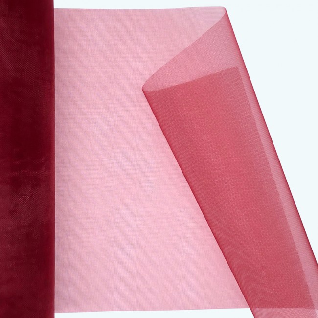 Organza Roll | 6" x 25y | Burgundy