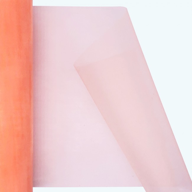 Organza Roll | 6" x 25y | Peach