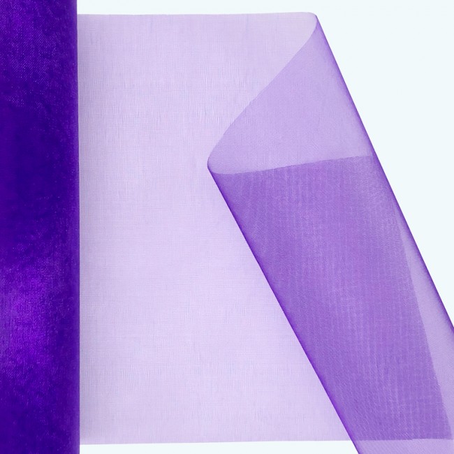 Organza Roll | 6" x 25y | Purple