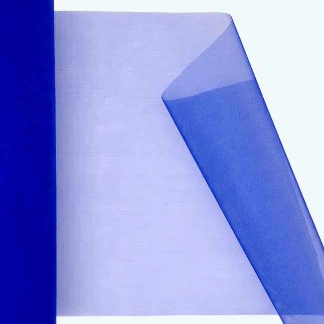 Organza Roll | 6" x 25y | Royal Blue