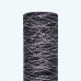Glitter Striped Organza Roll | 6" x 25y | Black