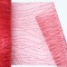 Glitter Striped Organza Roll | 6" x 25y | Coral