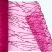 Glitter Striped Organza Roll | 6" x 25y | Fuchsia