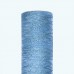 Glitter Striped Organza Roll | 6" x 25y | Light Blue