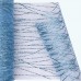 Glitter Striped Organza Roll | 6" x 25y | Light Blue