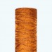 Glitter Striped Organza Roll | 6" x 25y | Orange