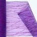 Glitter Striped Organza Roll | 6" x 25y | Purple
