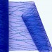 Glitter Striped Organza Roll | 6" x 25y | Royal Blue