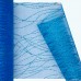 Glitter Striped Organza Roll | 6" x 25y | Turquoise