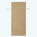 Burlap Bottle Pouch Natural-Pack of 6