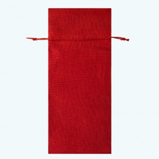 Burlap Bottle Pouch Red-Pack of 6 Burlap Bottle Pouch Red-Pack of 6