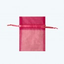 Organza Pouch Fuchsia-Pack of 12 | 3"x4", 4"x5", 5"x7", 6"x9", 6"x14"