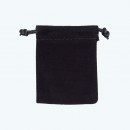 Velvet Pouch Black-Pack of 12