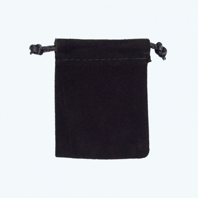 Velvet Pouch Black-Pack of 12