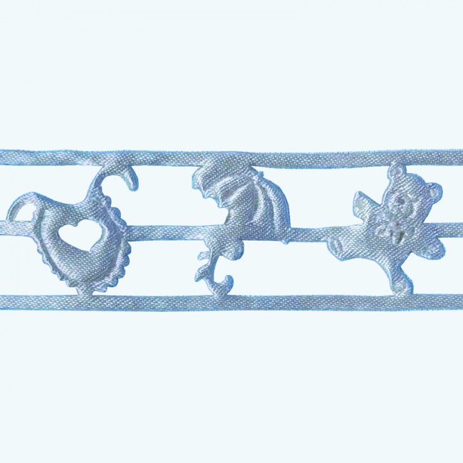 Baby Shower Ribbon 7/8", 5/8" | Light Blue