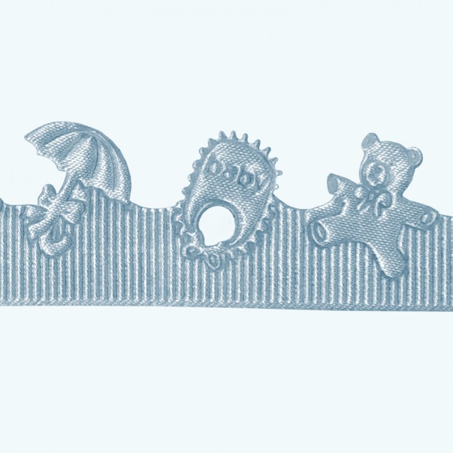 Baby Shower Grosgrain Ribbon | Light Blue