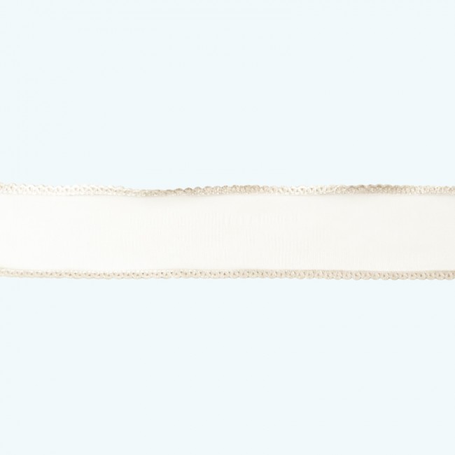 Organza Ribbon 7/8", 5/8", 3/8" | Ivory