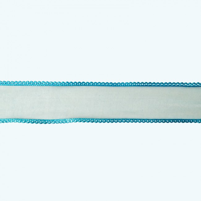 Organza Ribbon 7/8", 5/8", 3/8" | Turquoise