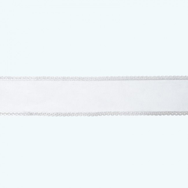 Organza Ribbon 7/8", 5/8", 3/8" | White