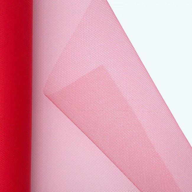 Tulle Roll | 12" x 25y | 6" x 100y | 6" x 25y | Coral