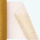 Glitter Tulle Roll | 6" x 25y | Gold