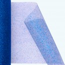Glitter Tulle Roll | 6" x 25y | Royal Blue