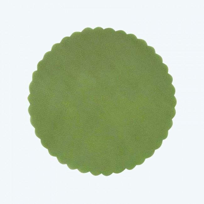 Tulle Circle Sage-Pack of 25
